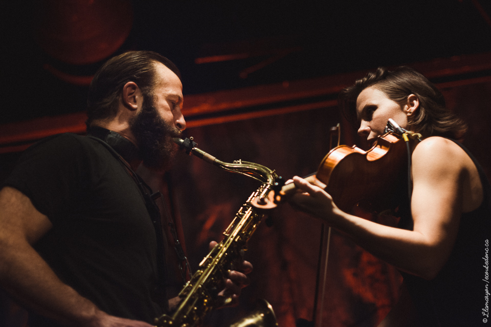 [Concert] Colin Stetson & Sarah Neufeld (Arcade Fire), 12 juin 2015, Le cercle